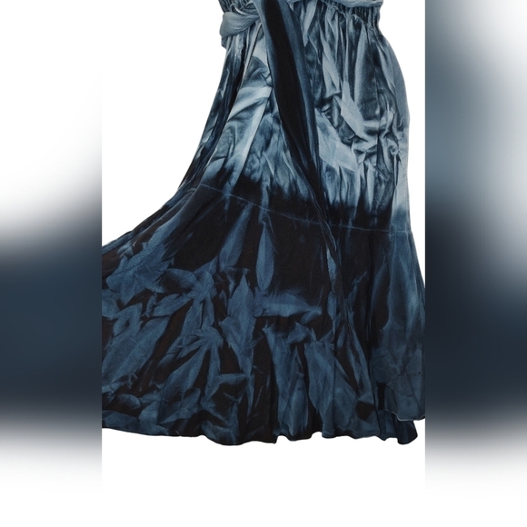 Rainforest Cafe Souvenir Dress Tie-dye Beautiful Blues - Picture 3 of 6